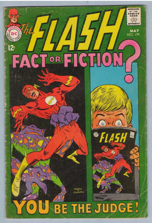 Flash 179 (May 1968) VG- (3.5)