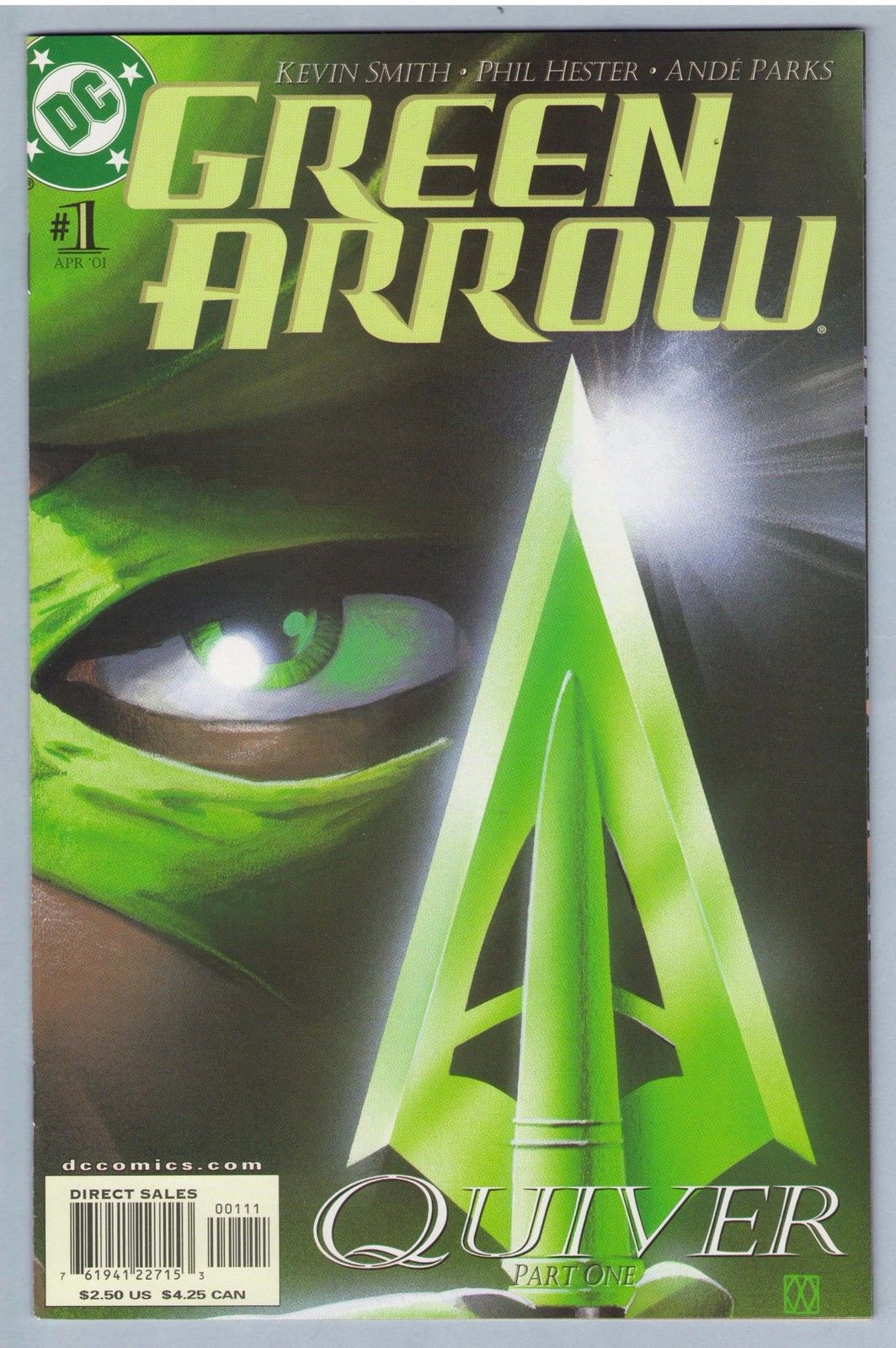 Green Arrow v2 1 (Apr 2001) NM- (9.2)