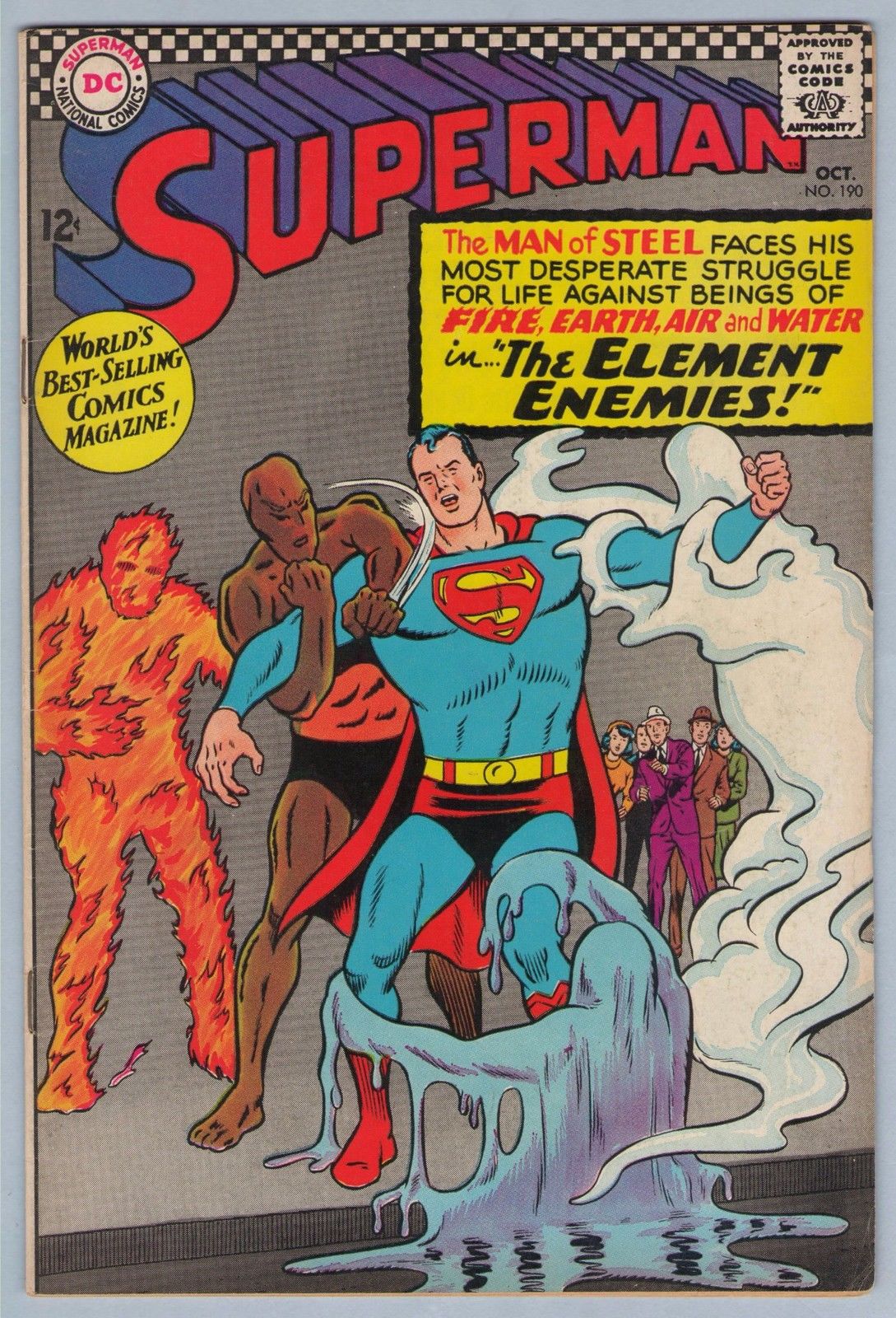 Superman 190 (Oct 1966) FI- (5.5)