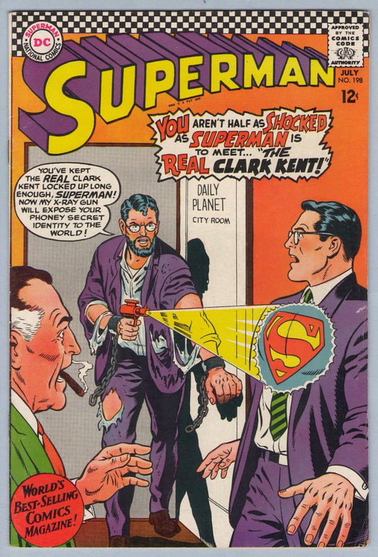 Superman 198 (Jul 1967) FI- (5.5)