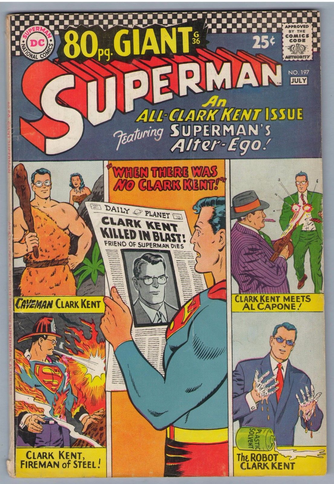 Superman 197 (Jul 1967) VG (4.0)