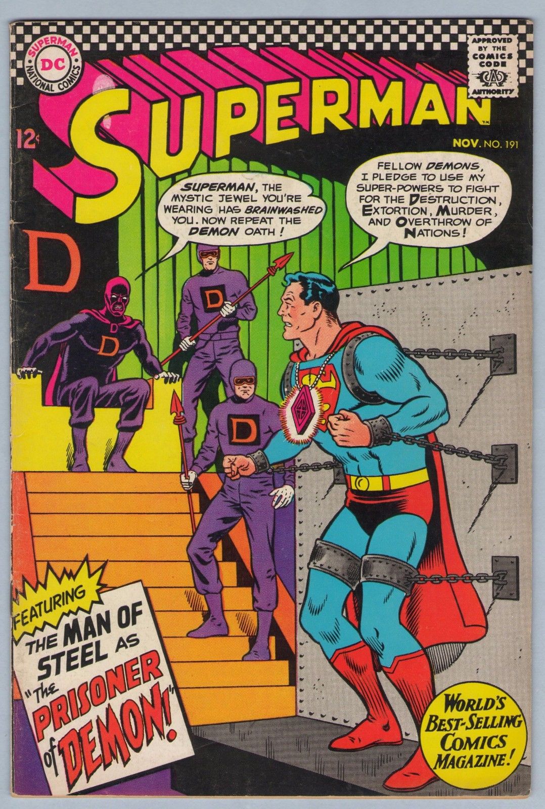 Superman 191 (Nov 1966) VG (4.0)