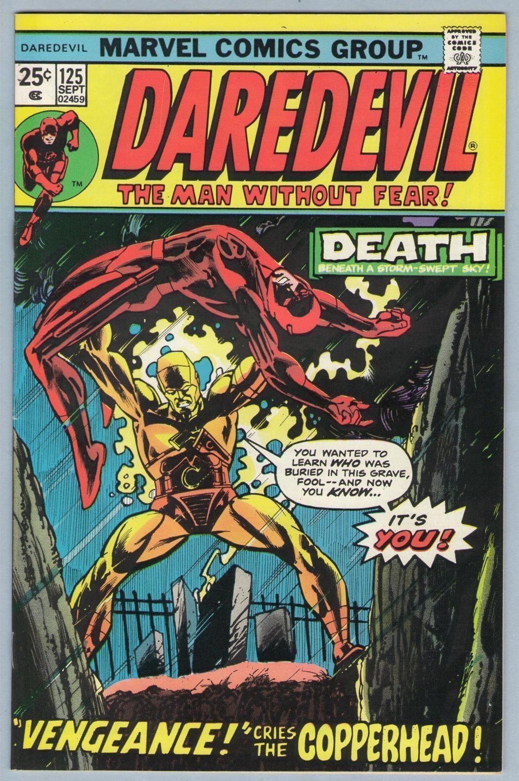 Daredevil 125 (Sep 1975) VF+ (8.5)