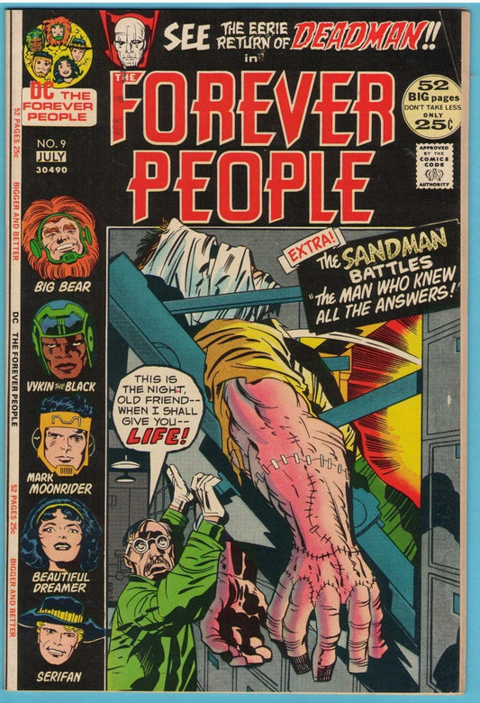 Forever People 9 (Jul 1972) FI+ (6.5)