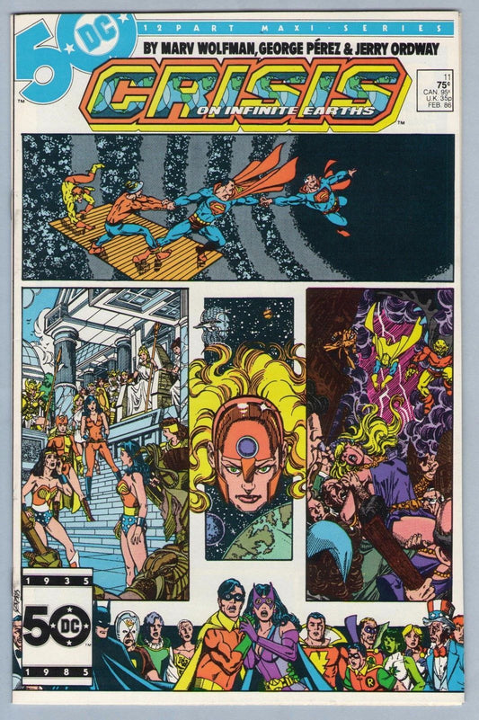 Crisis on Infinite Earths 11 (Feb 1986) NM- (9.2)