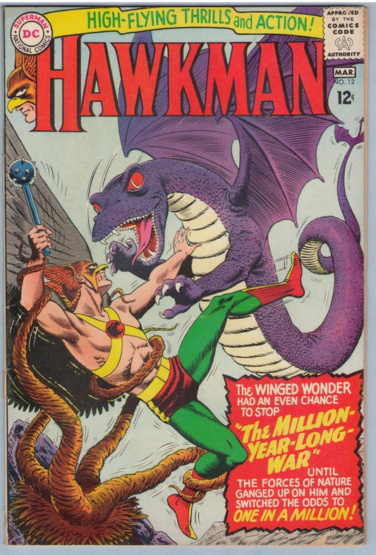 Hawkman 12 (Mar 1966) VG+ (4.5)