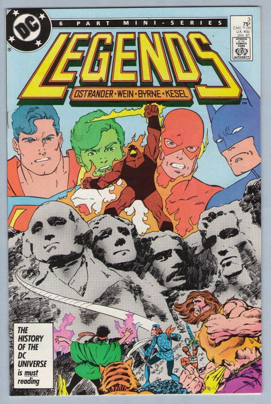 Legends 3 (Jan 1987) NM- (9.2)