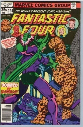 Fantastic Four 194 (May 1978) NM- (9.2)