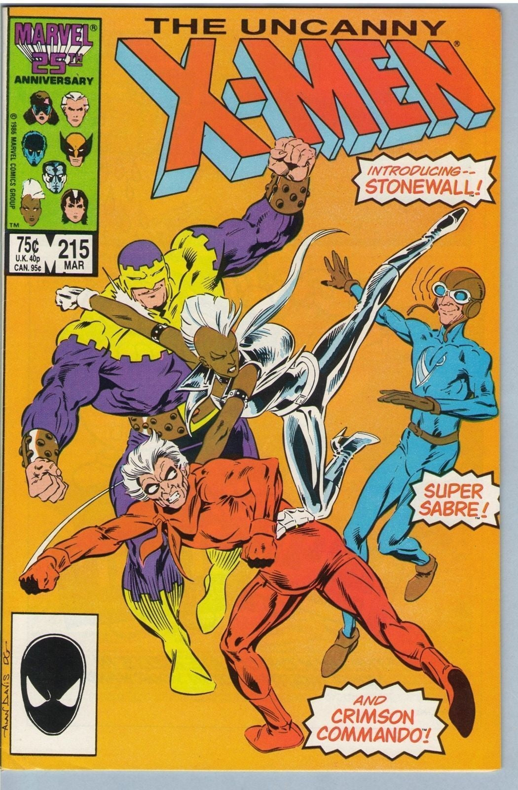 Uncanny X-Men 215 (Mar 1987) NM- (9.2)