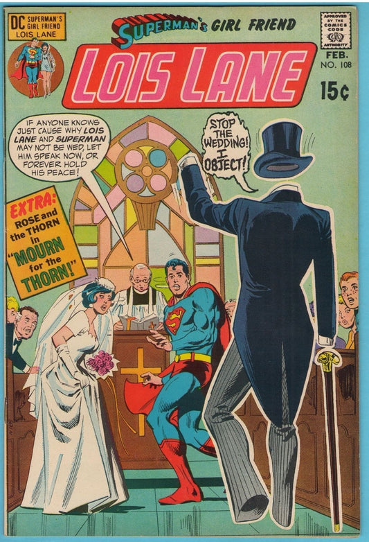 Superman's Girl Friend Lois Lane 108 (Feb 1971) VF+ (8.5)