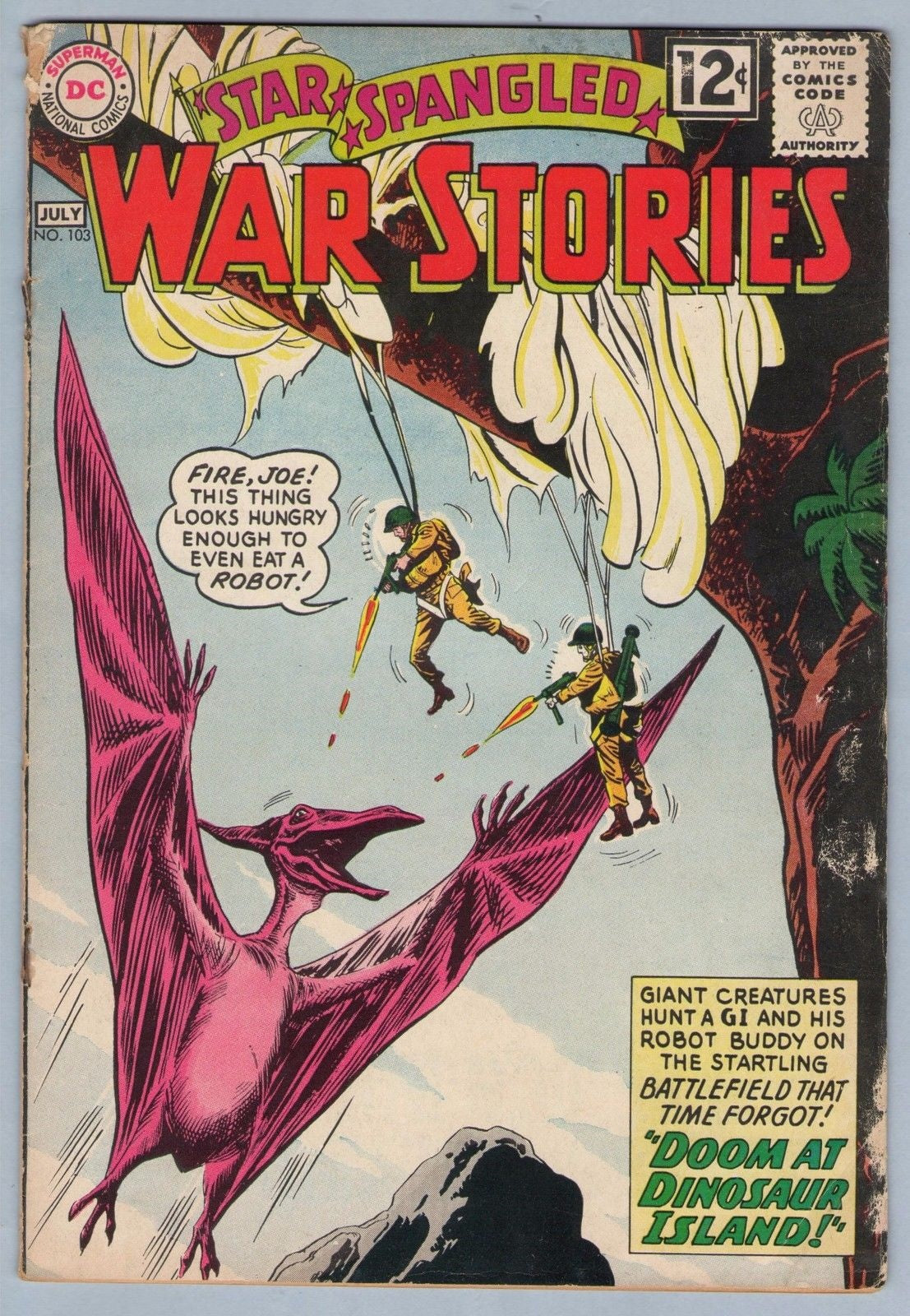 Star Spangled War Stories 103 (Jul 1962) VG (4.0)