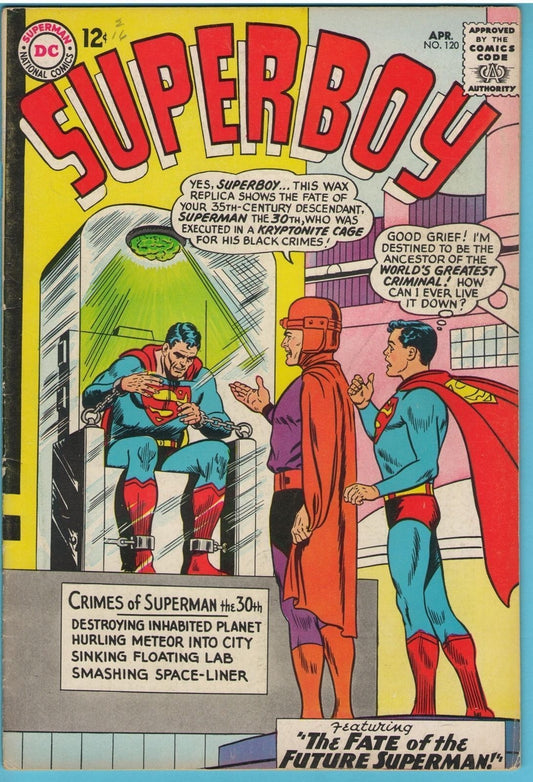 Superboy 120 (Apr 1965) FI- (5.5)