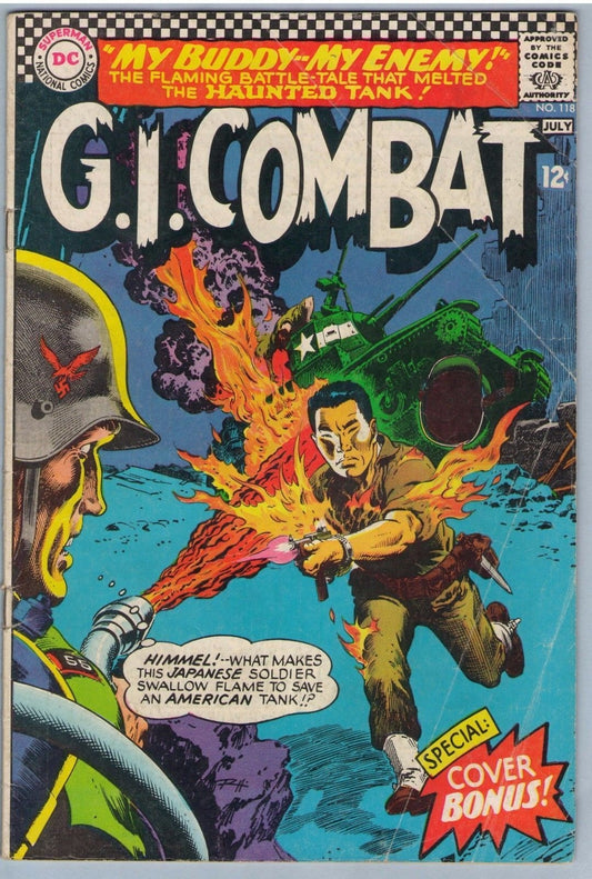 G.I. Combat 118 (Jul 1966) VG- (3.5)