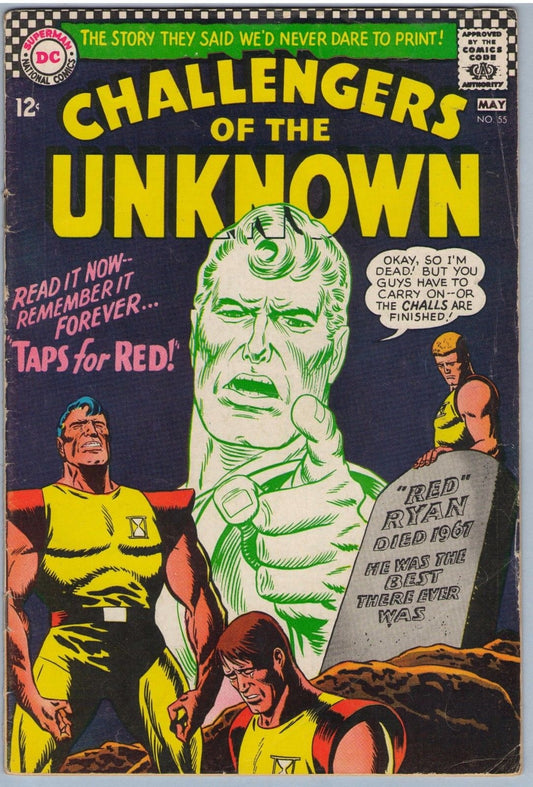 Challengers of the Unknown 55 (May 1967) VG+ (4.5)