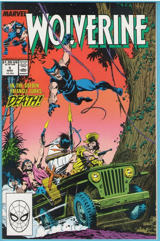 Wolverine 5 (Mar 1989) NM- (9.2)