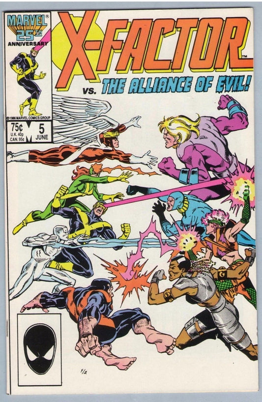 X-Factor 5 (Jun 1986) VF- (7.5)