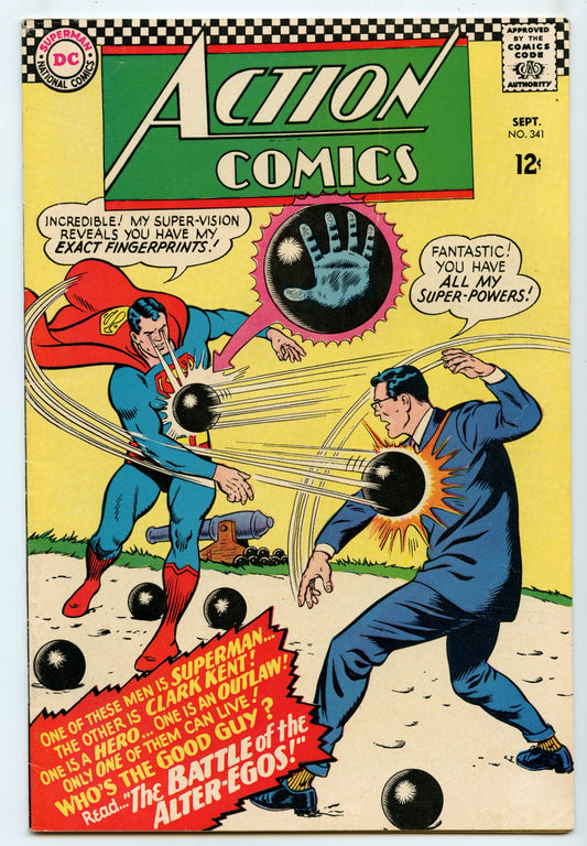 Action Comics 341 (Sep 1966) FI/VF (7.0)