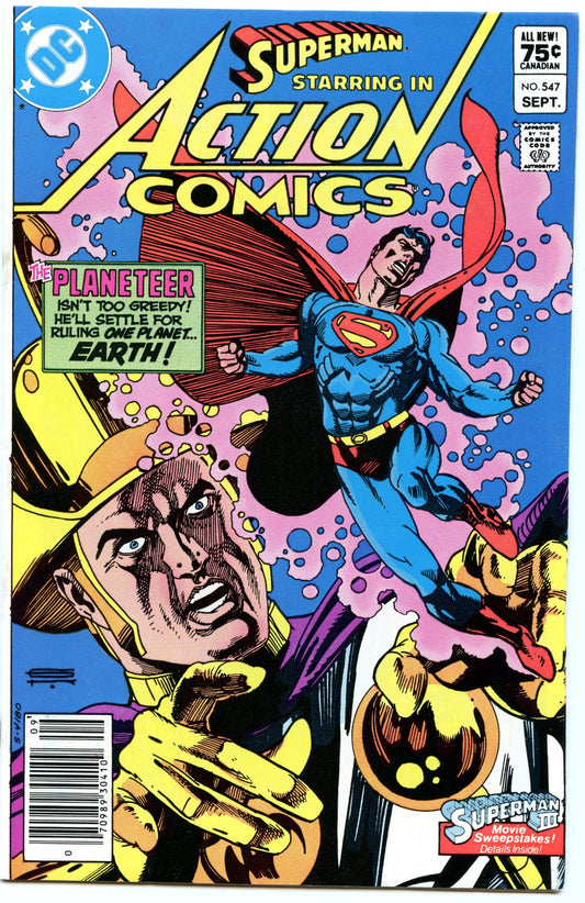 Action Comics 547 (Sep 1983) NM- (9.2) - CDN Price Variant