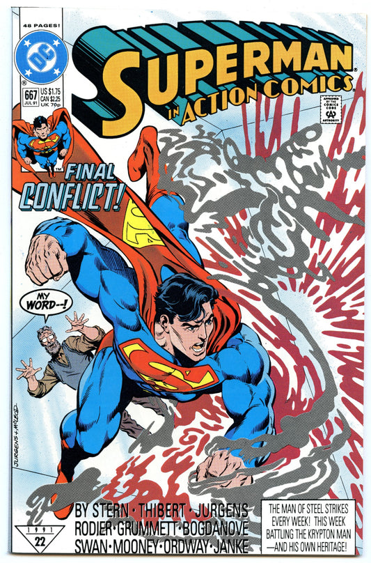 Action Comics 667 (Jul 1991) NM- (9.2)