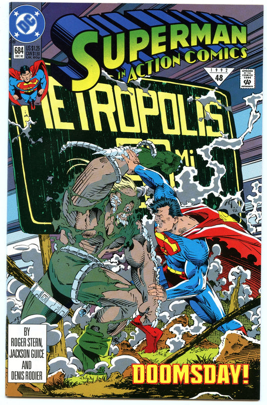 Action Comics 684 (Dec 1992) NM- (9.2)