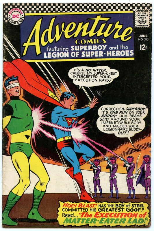 Adventure Comics 345 (Jun 1966) FI- (5.5)