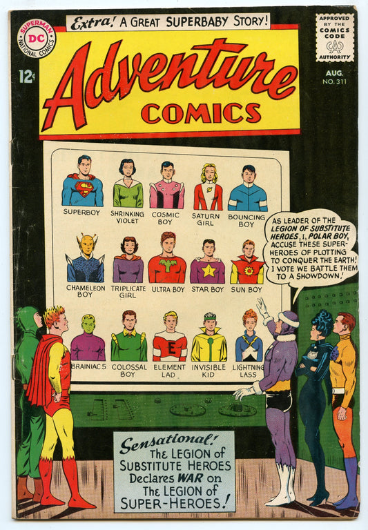 Adventure Comics 311 (Aug 1963) VG+ (4.5)