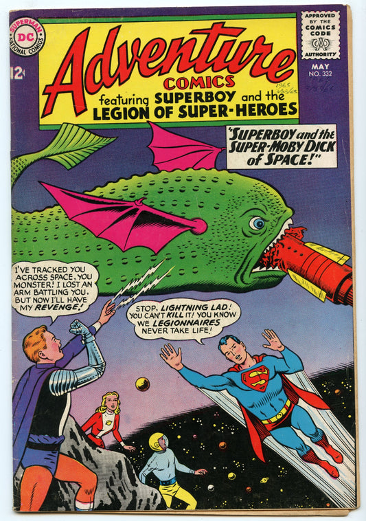 Adventure Comics 332 (May 1965) VG/FI (5.0)