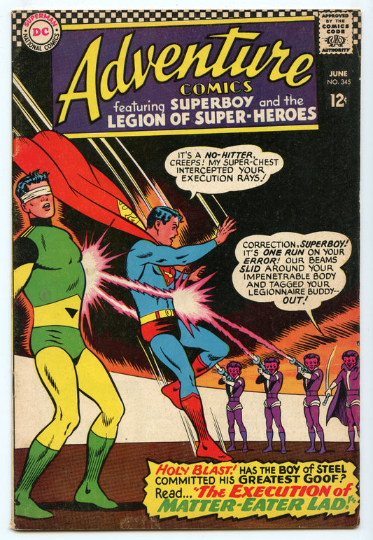 Adventure Comics 345 (Jun 1966) VG/FI (5.0)