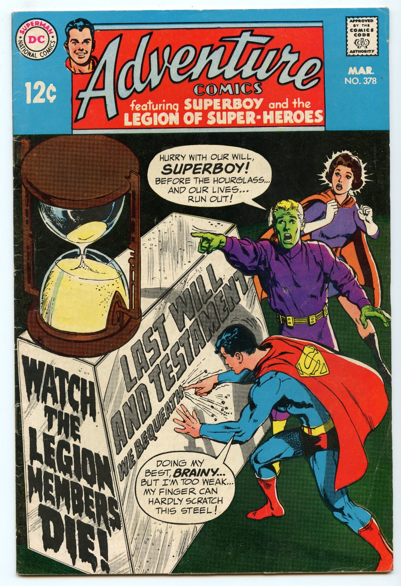 Adventure Comics 378 (Mar 1969) VG+ (4.5)