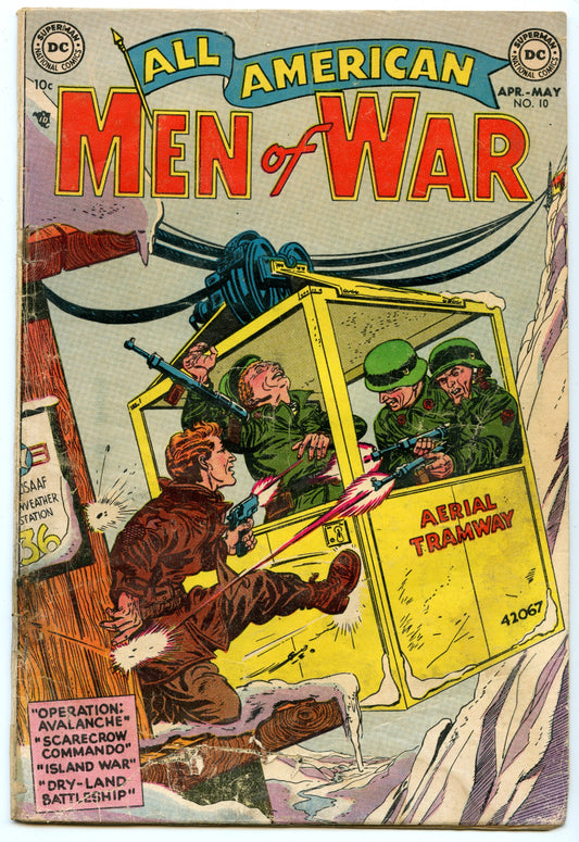All-American Men of War 10 (May 1954) GD+ (2.5)