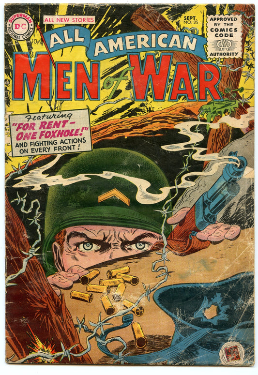 All-American Men of War 25 (Sep 1955) GD+ (2.5)