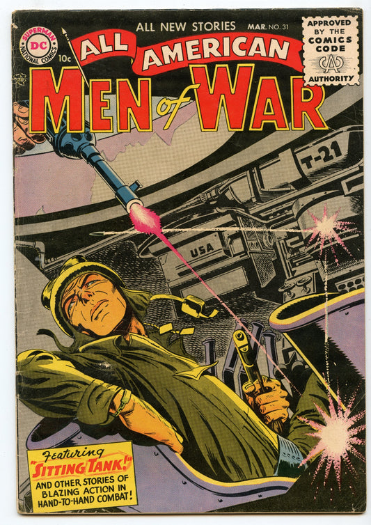 All-American Men of War 31 (Mar 1956) VG+ (4.5)