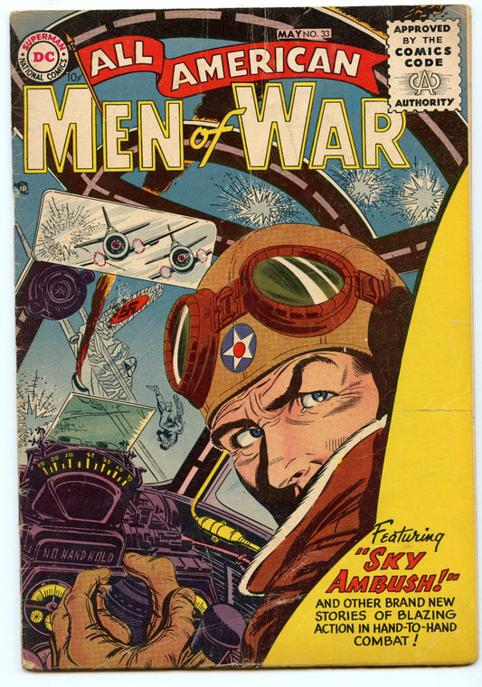 All-American Men of War 33 (May 1956) GD/VG (3.0)