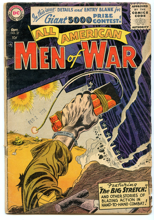 All-American Men of War 37 (Sep 1956) GD+ (2.5)