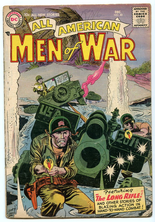 All-American Men of War 40 (Dec 1956) GD/VG (3.0)