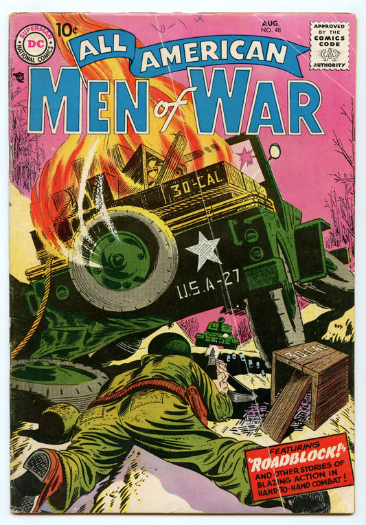 All-American Men of War 48 (Aug 1957) VG (4.0)