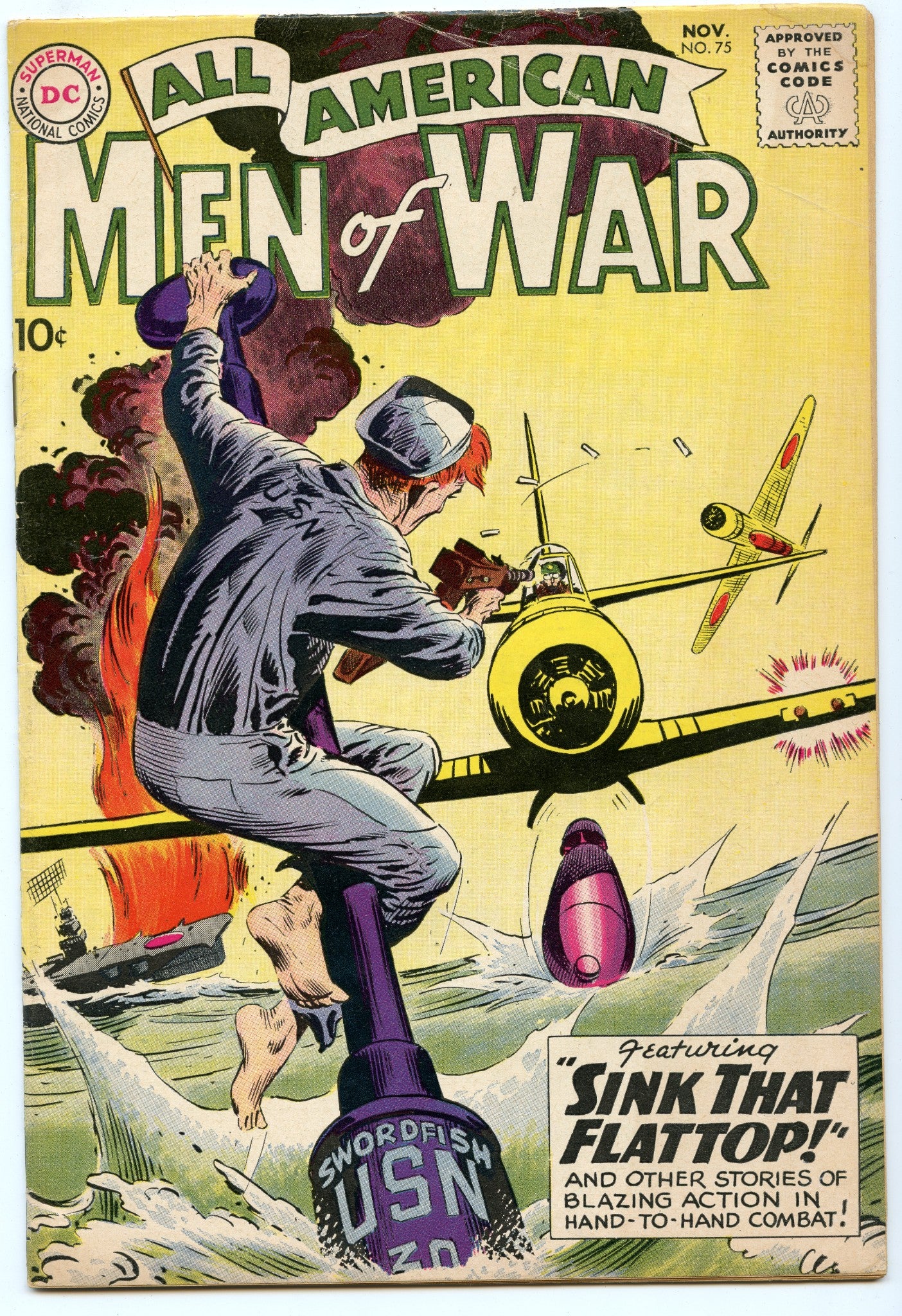 All-American Men of War 75 (Nov 1959) VG (4.0)