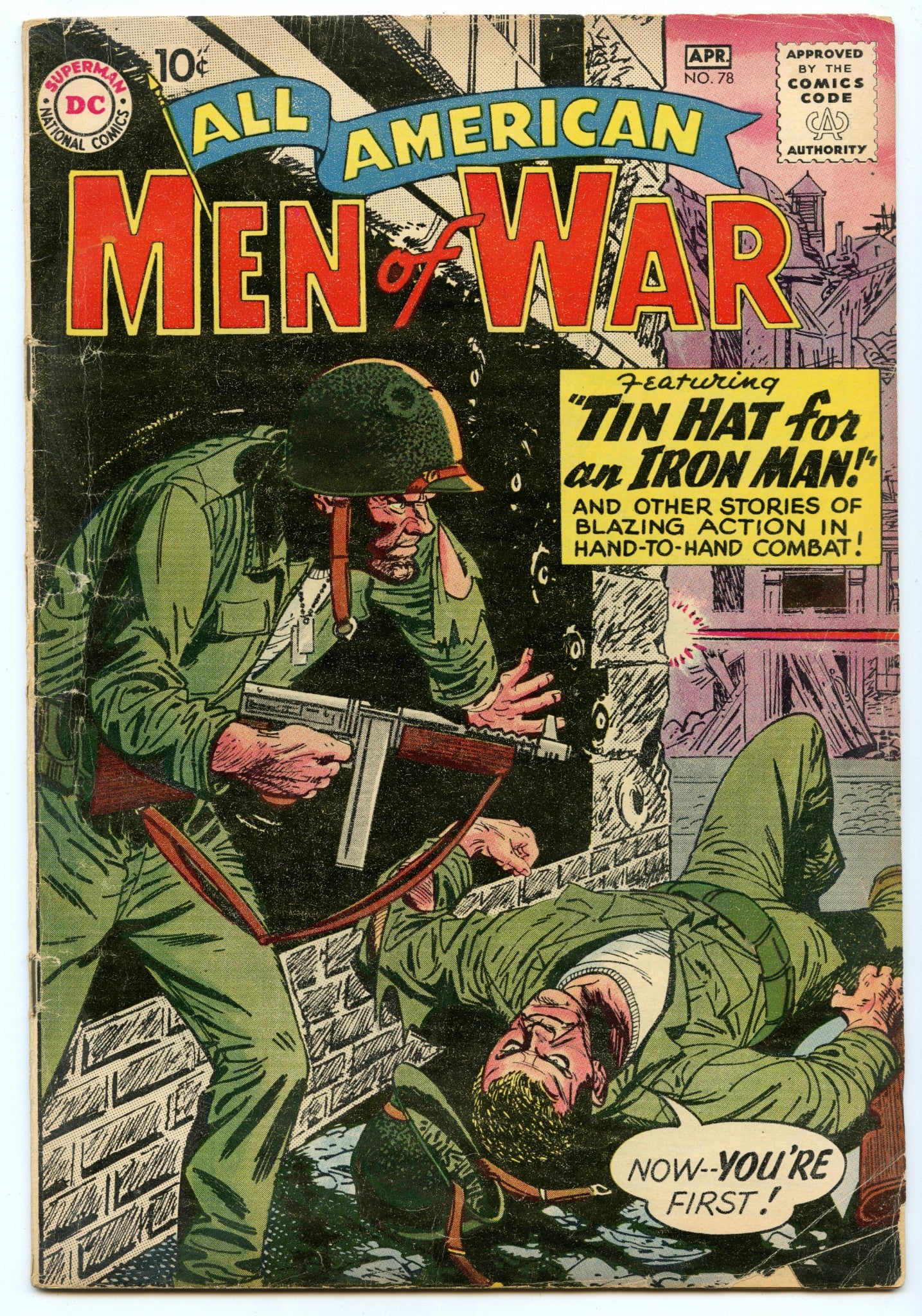 All-American Men of War 78 (Apr 1960) VG (4.0)