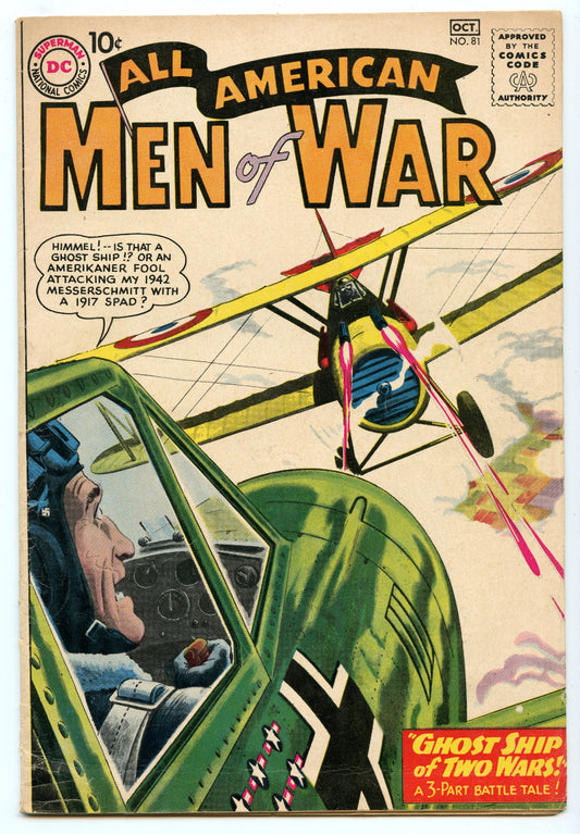 All-American Men of War 81 (Sep 1960) VG+ (4.5)