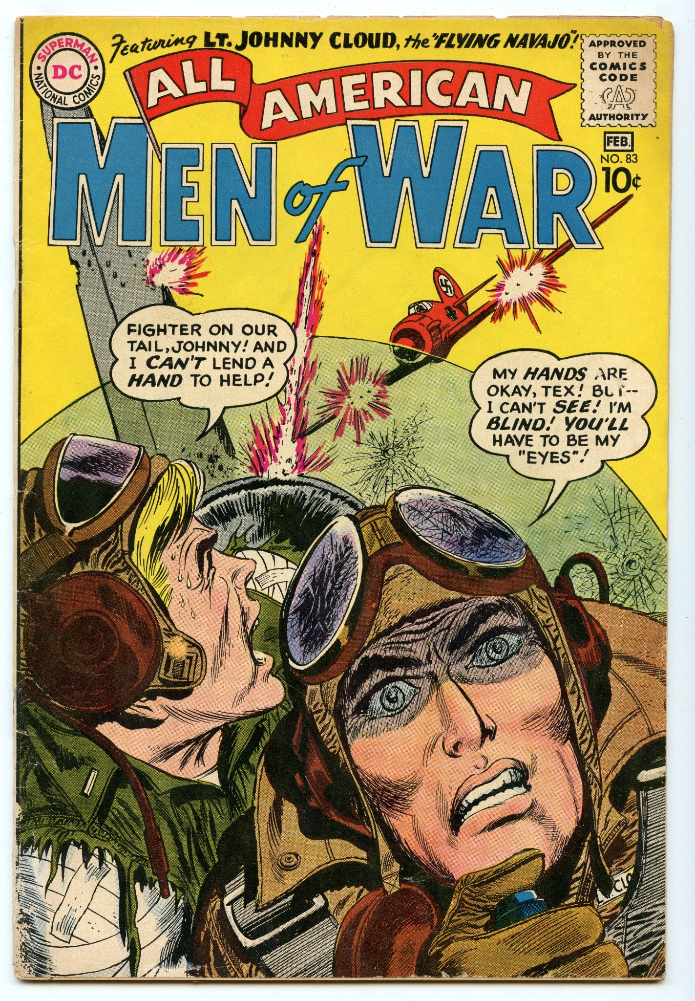 All-American Men of War 83 (Feb 1961) VG (4.0) - 2nd Johnny Cloud