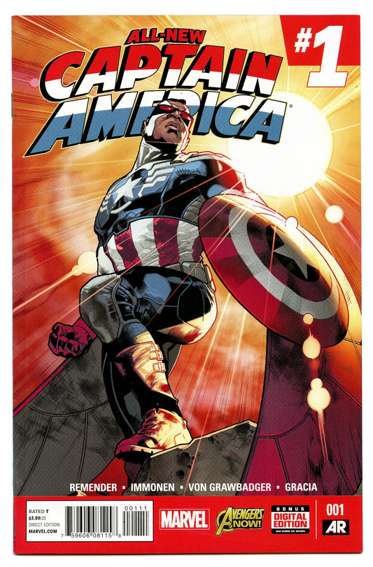 All-New Captain America 1 (Jan 2015) NM- (9.2)