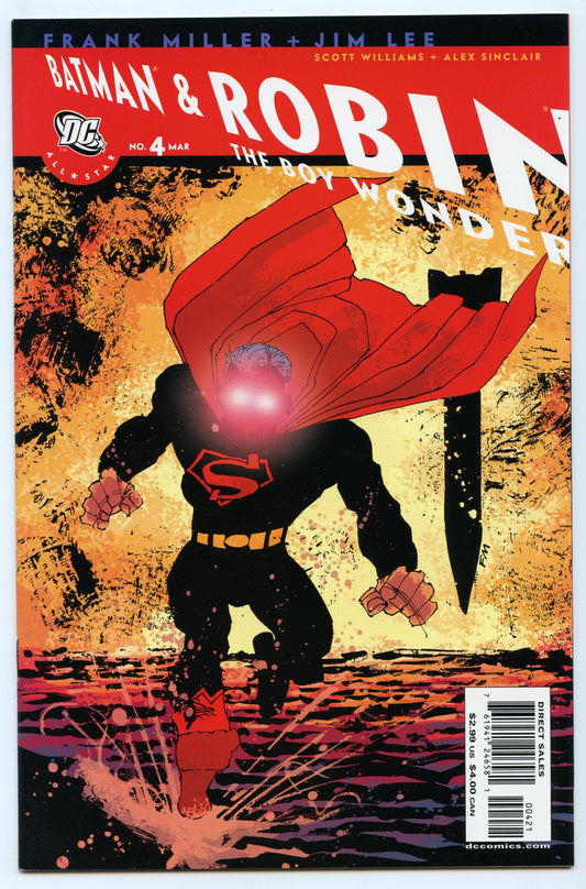 All Star Batman & Robin 4 (Mar 2006) NM- (9.2) - Frank Miller variant cover