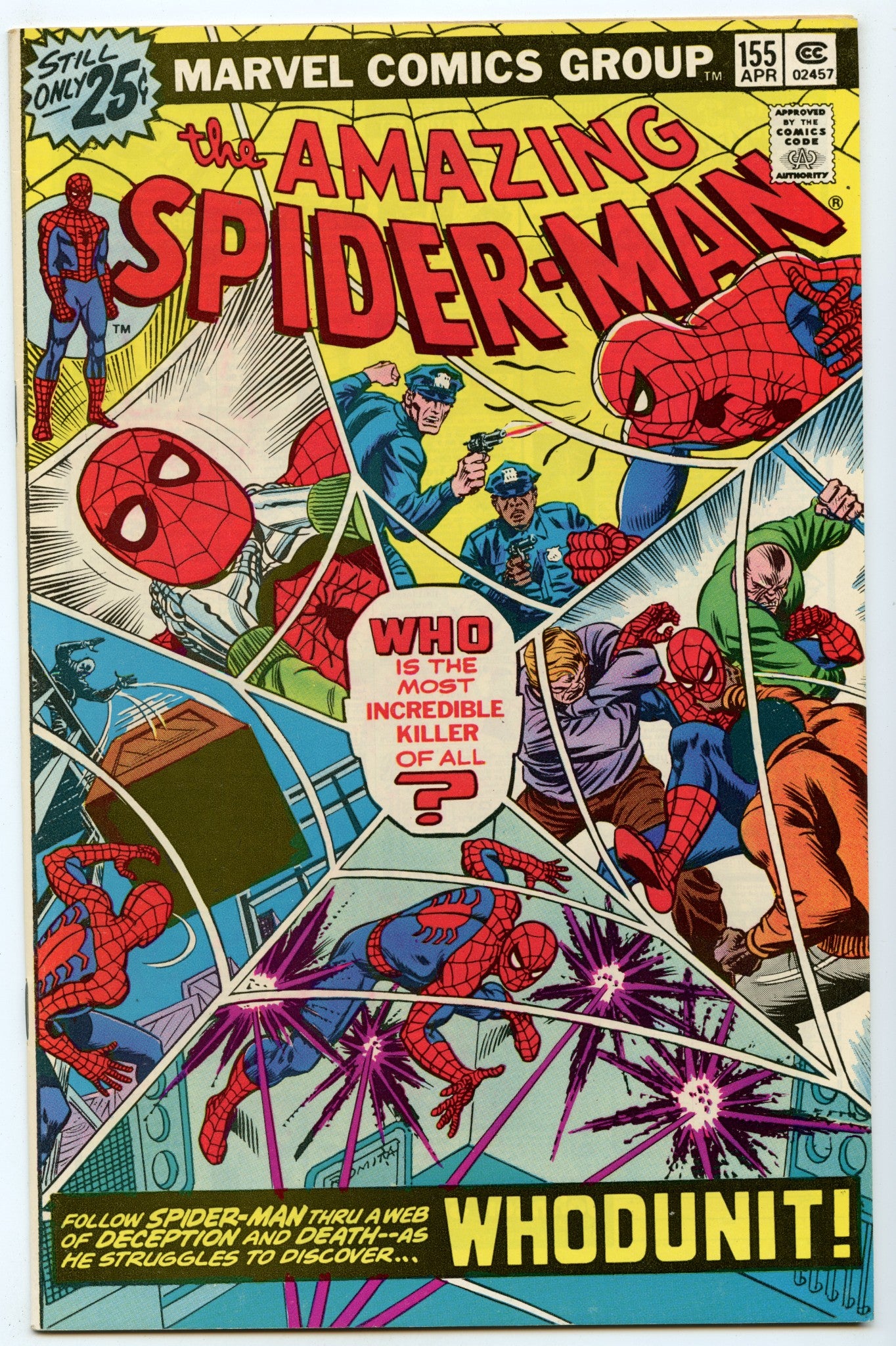 Amazing Spider-man 155 (Apr 1976) VF/NM (9.0)