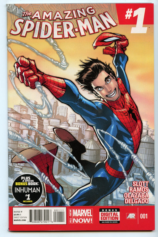 Amazing Spider-man 1 (Jun 2014) NM- (9.2) - 1st appearance Silk