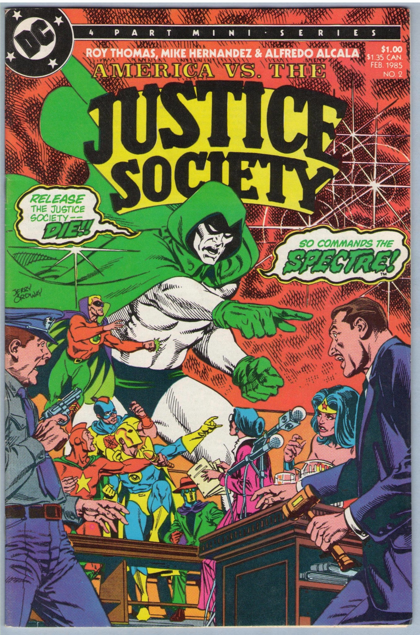 America vs the Justice Society 2 (Feb 1985) VF-NM (9.0)