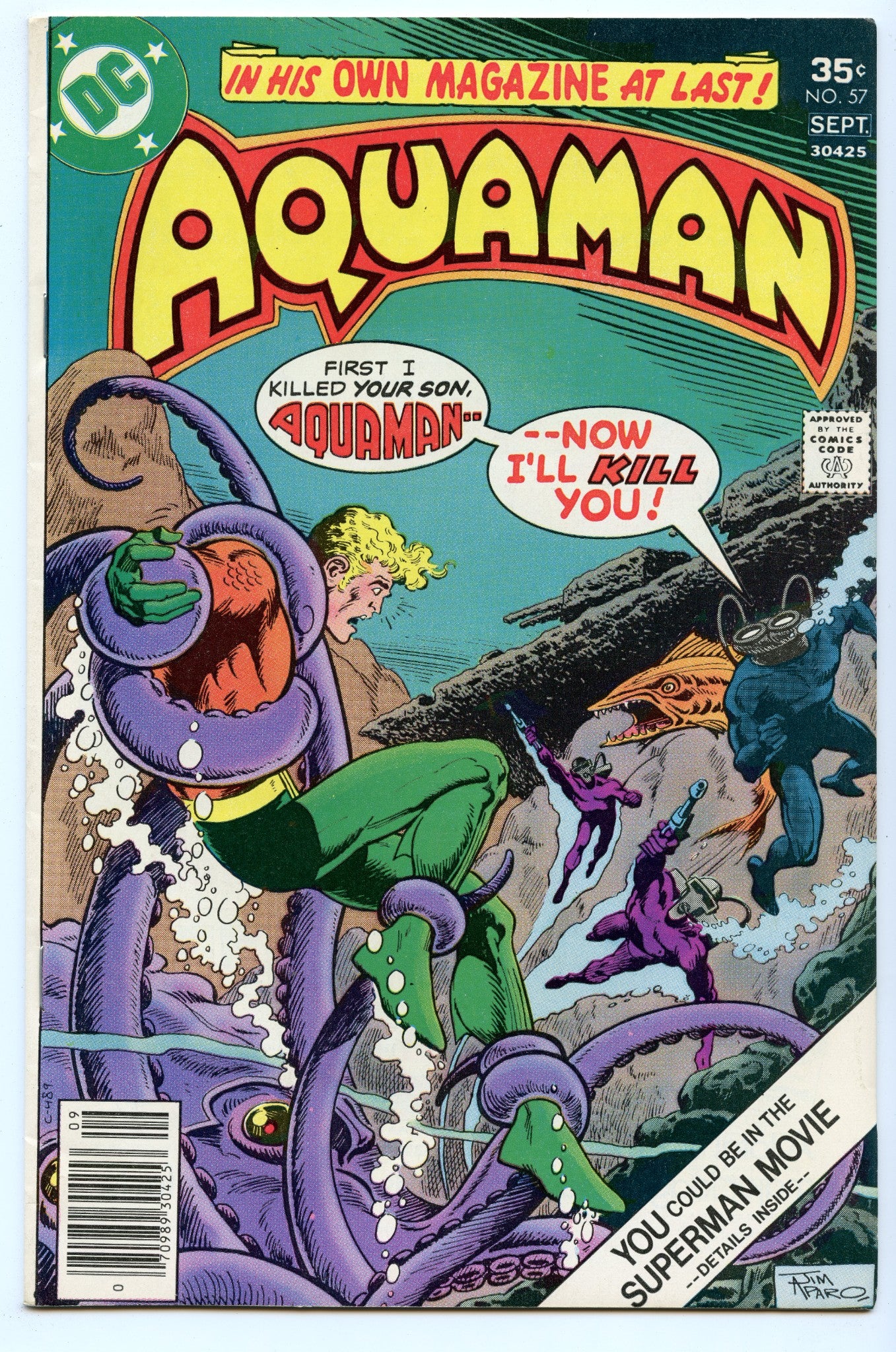 Aquaman 57 (Sep 1977) VF/NM  (9.0)