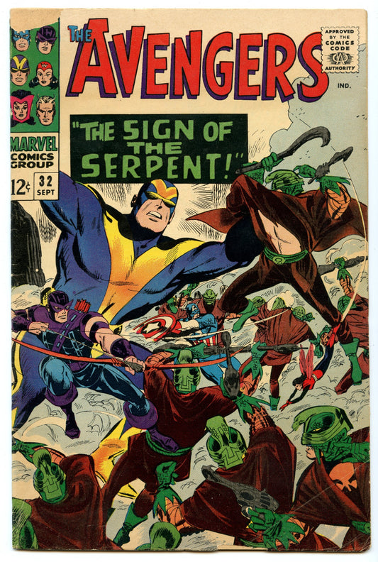 Avengers 32 (Sep 1966) VG (4.0)