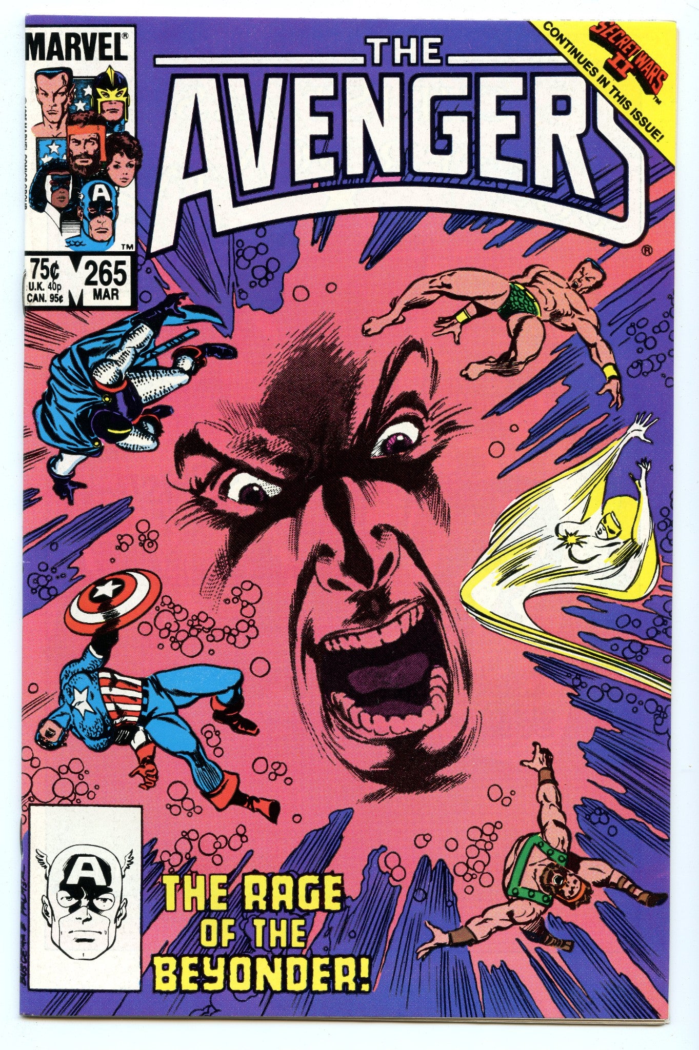 Avengers 265 (Mar 1986) NM- (9.2)