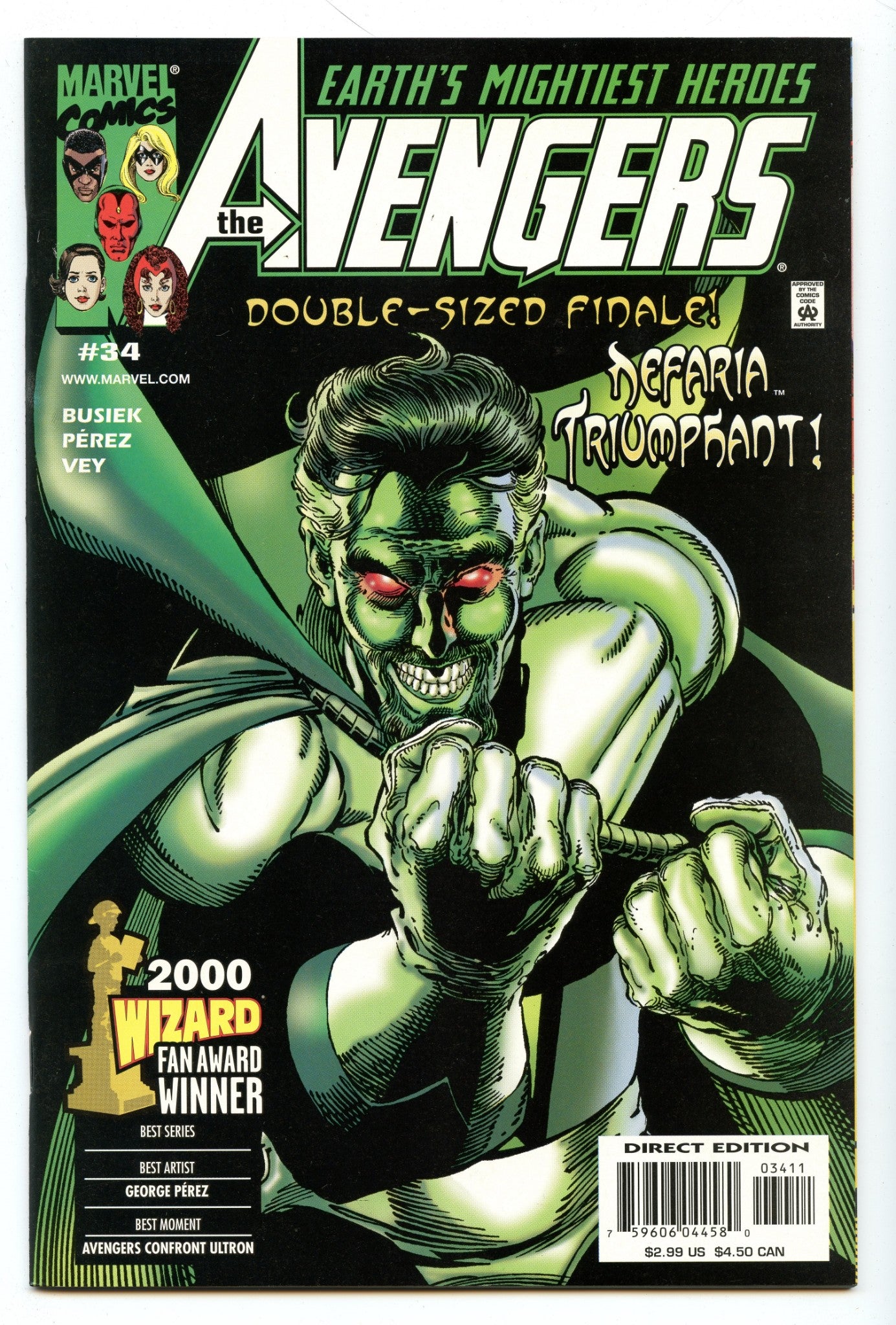 Avengers 34 (Nov 2000) NM- (9.2)