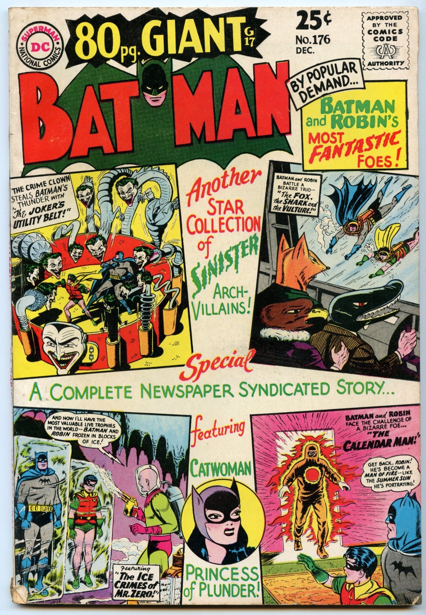 Batman 176 (Dec 1965) VG (4.0)